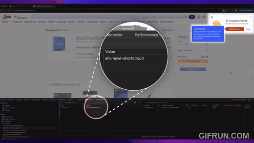Приложение заменяет куки, заменяя идентификатор блогера на свой собственный